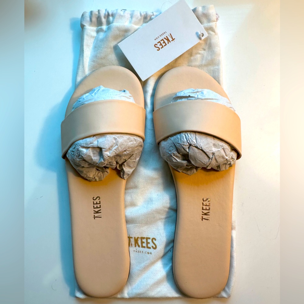 NWT! TKEES Alex in Rose Quartz, size 7 or 38, completely sold out, with dust bag - Picture 4 of 11